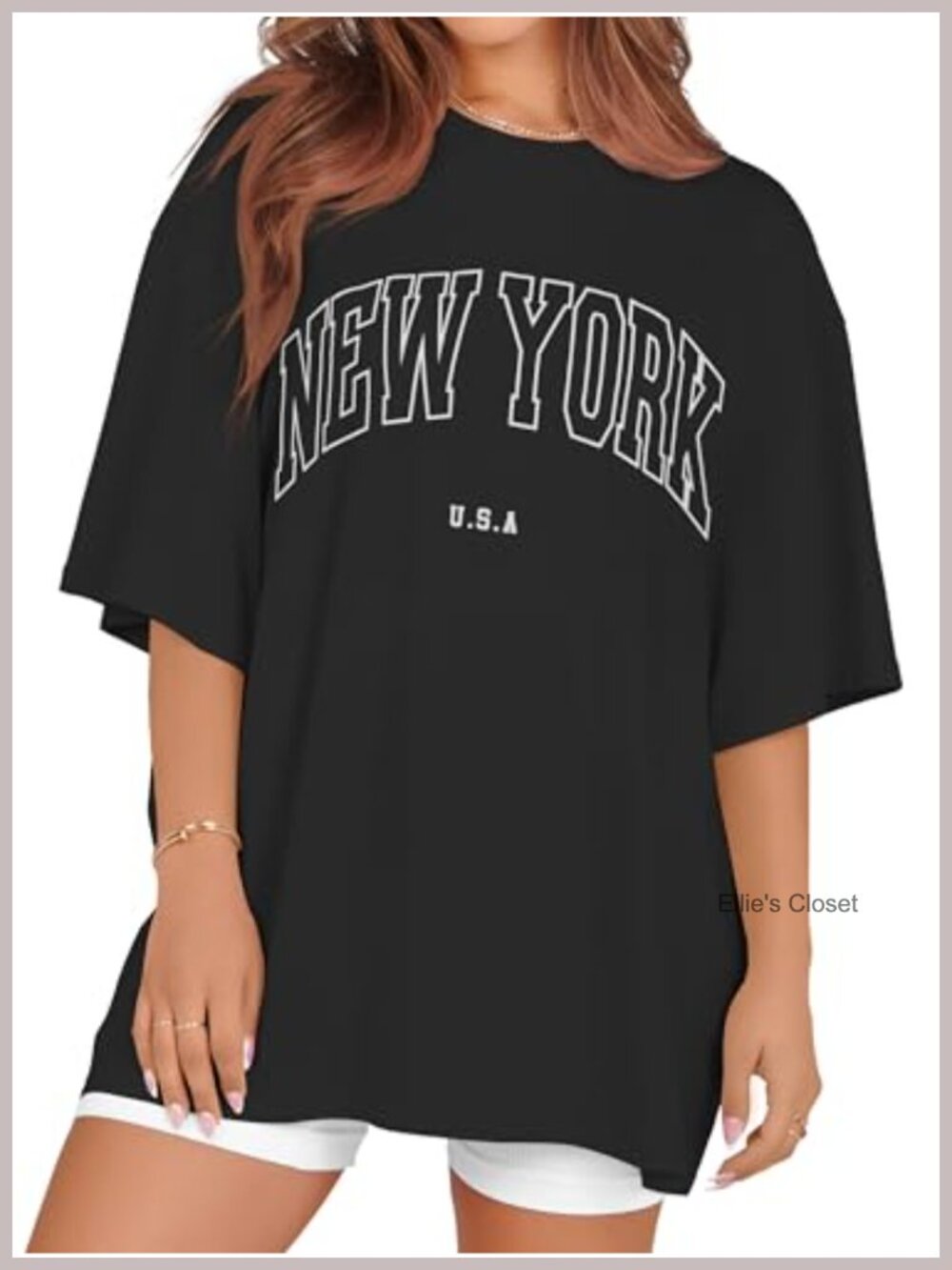 Oversized Graphic Tee for Women Soft Stretch Crew Neck Short Sleeve Summer Top